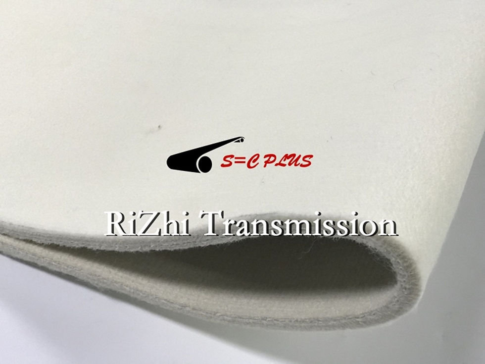 Thumbnail: Heat Resistant Transfer White 10mm Felt Novo Belt 230ºC