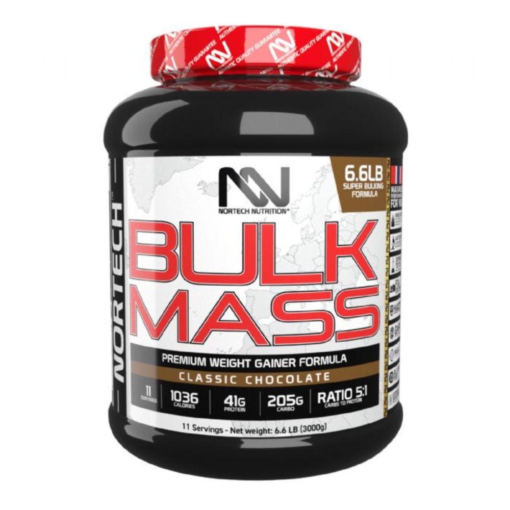 Nortech Nutrition Bulk Mass Weight Gainer | אבקת גיינר עתירת קלוריות