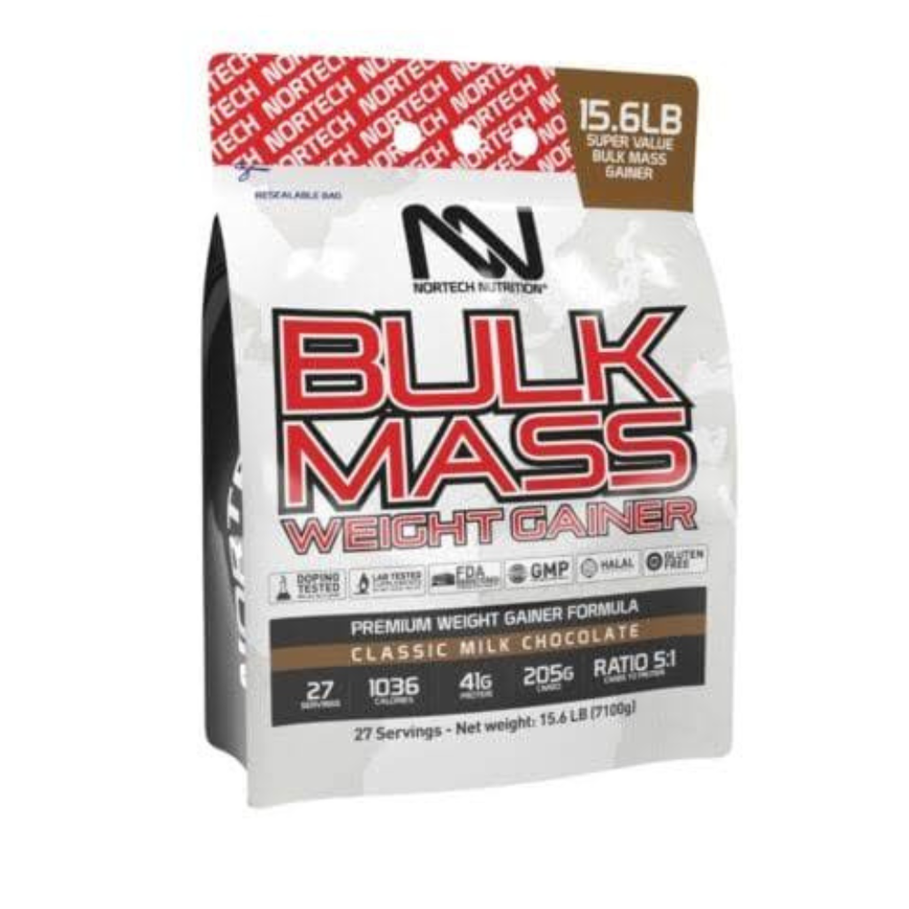 Nortech Nutrition Bulk Mass Weight Gainer | קילו 5.5 אבקת גיינר