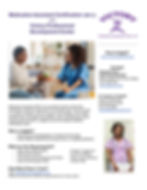 Medication Assistant Certification flyer for Victory Professional Development Center