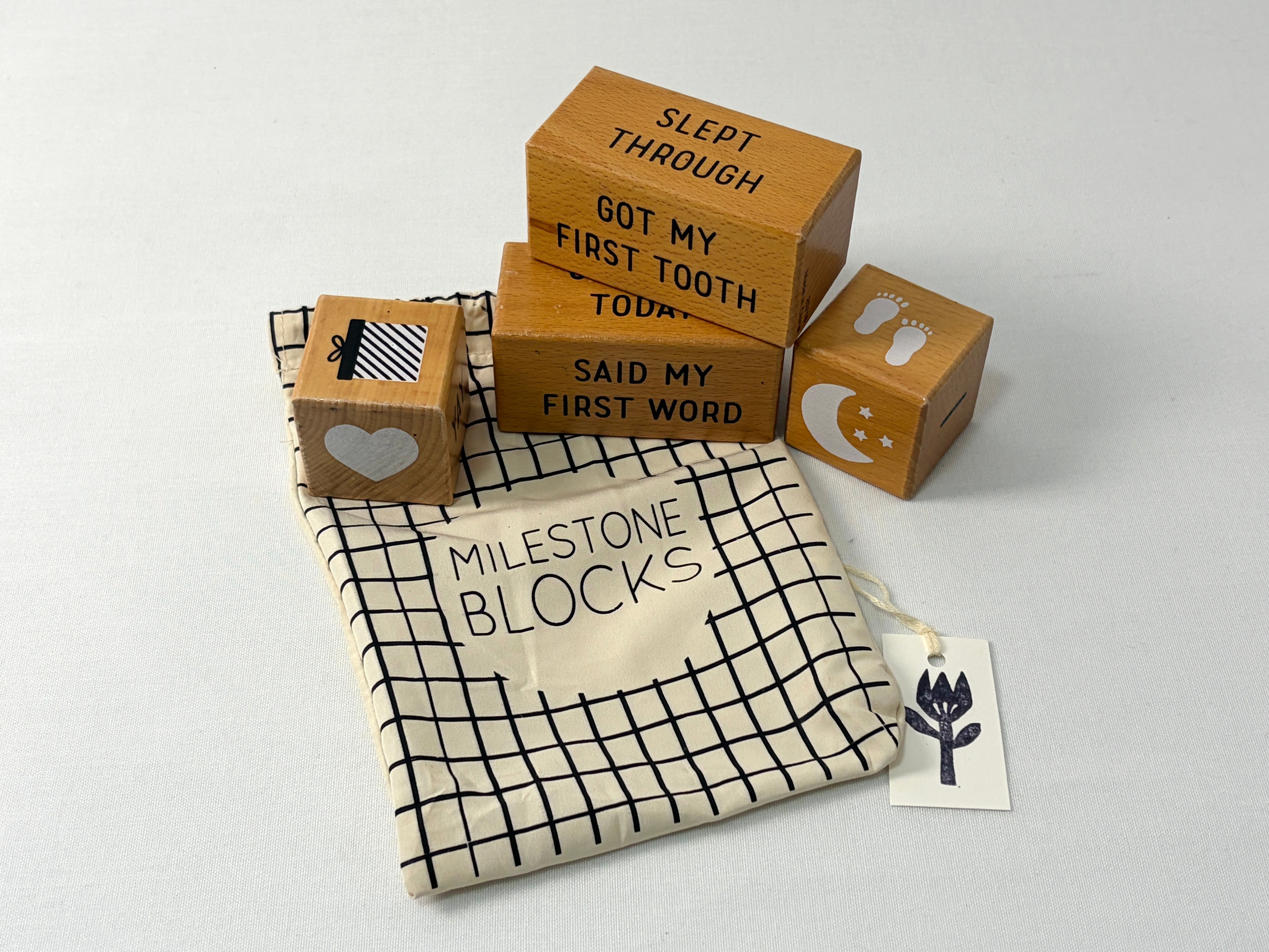 LITTLE FIRSTS: milestone blocks