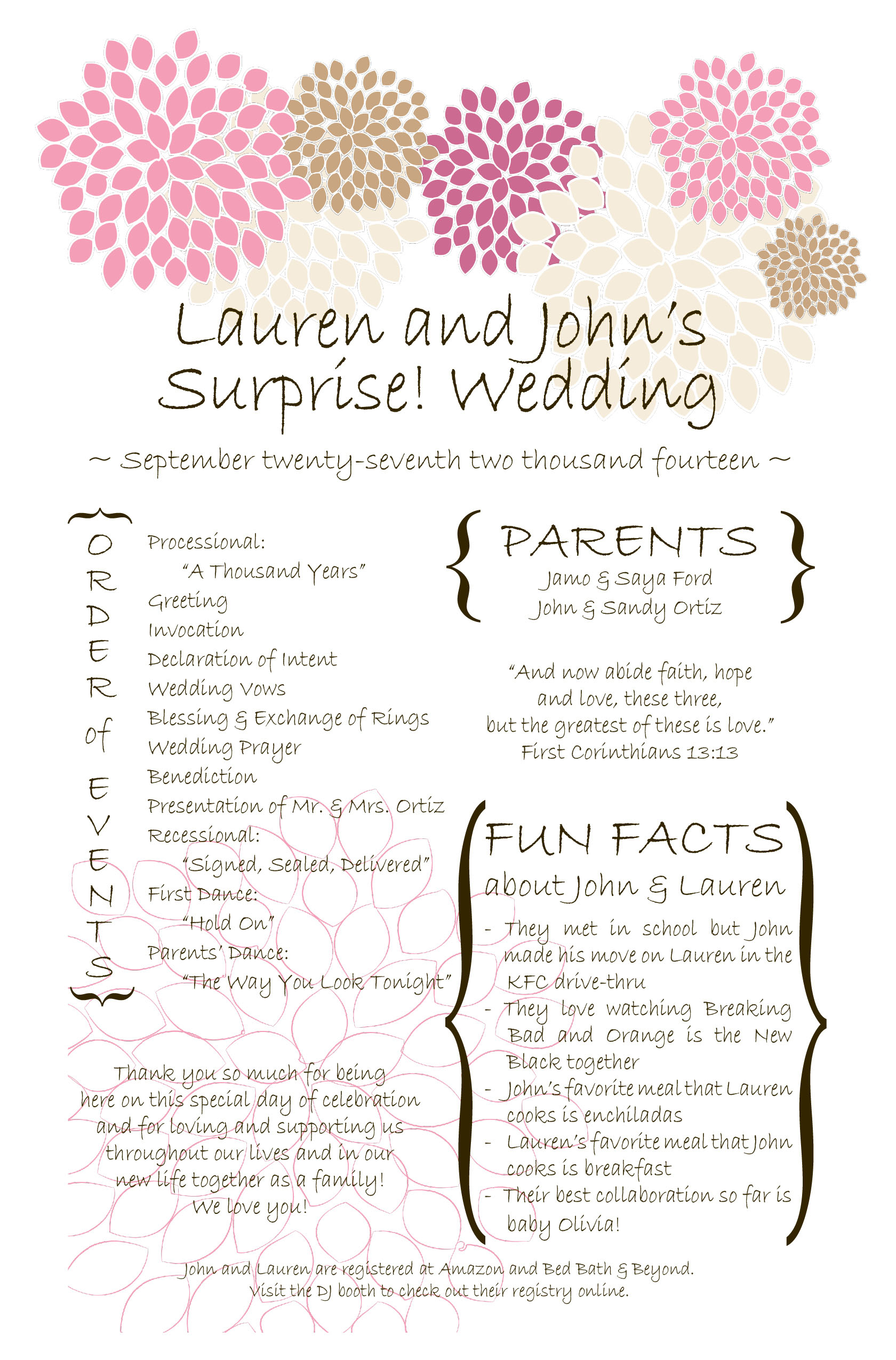 FINAL FINAL Lauren wedding program