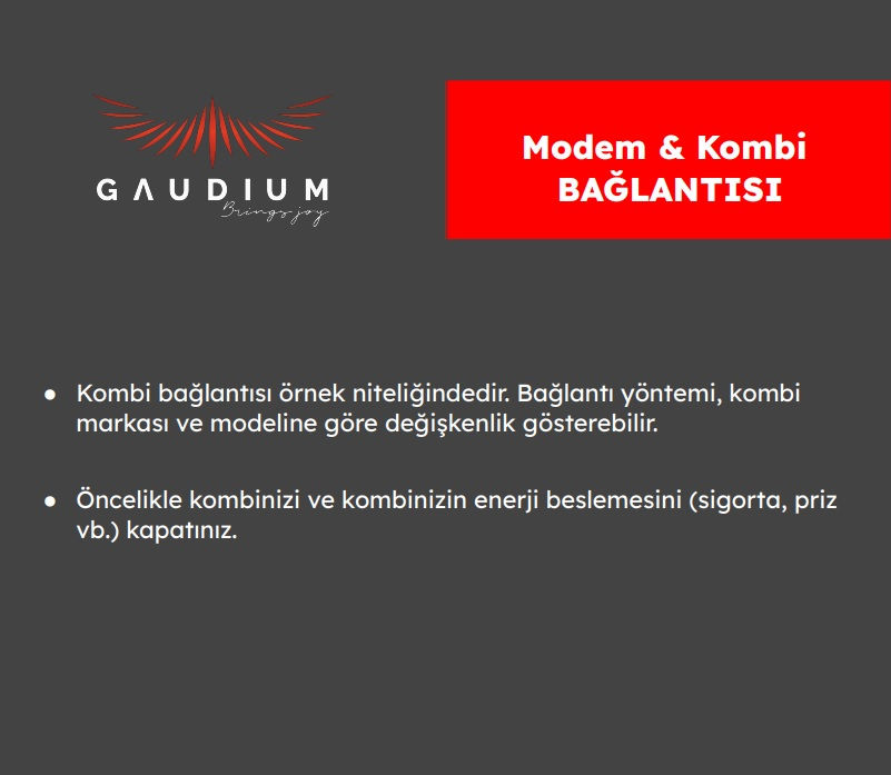 ALV-127 Kablosuz Dijital Oda Termostatı Modem & Kombi Bağlantısı