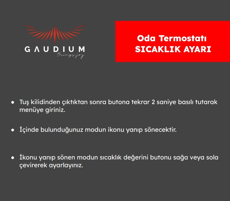 ALV-127 Kablosuz Dijital Oda Termostatı Sıcaklık Ayarı