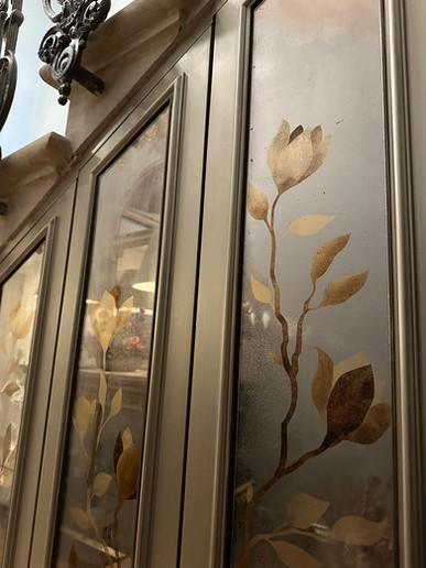 floral verre eglomise London