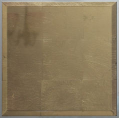 Cloudy Moon gold eglomise - Slightly reflective