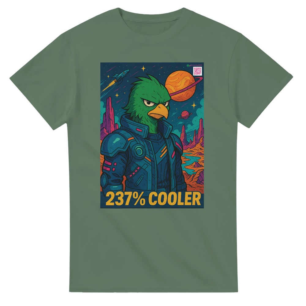 237% Cooler in Millitary Green
