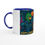 Thumbnail: 237% COOLER White 11oz Ceramic Mug with Color Inside