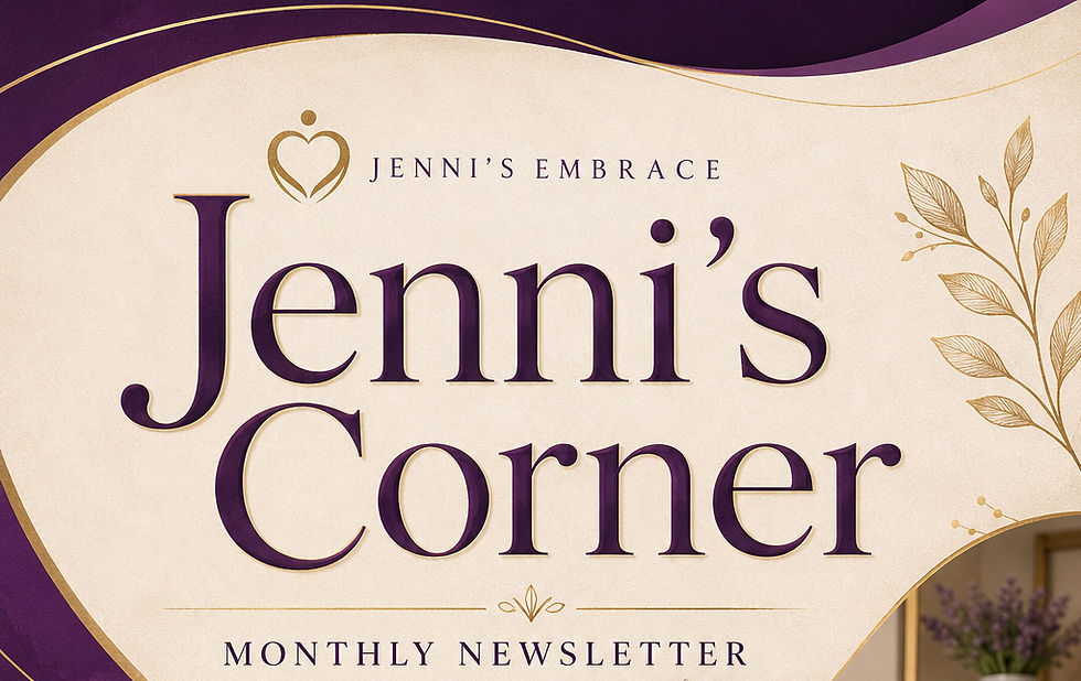 This Month at Jenni’s Embrace: Small Steps Still Count
