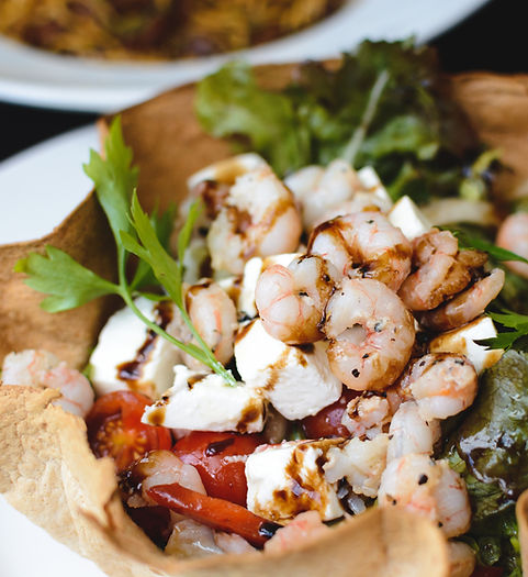 Salad with Shrimps and Feta