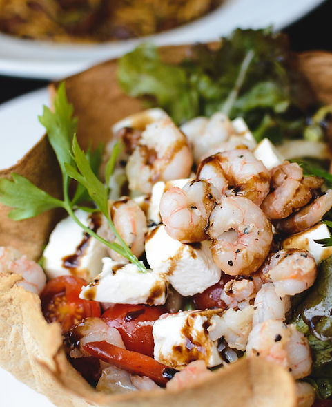 Salad with Shrimps and Feta
