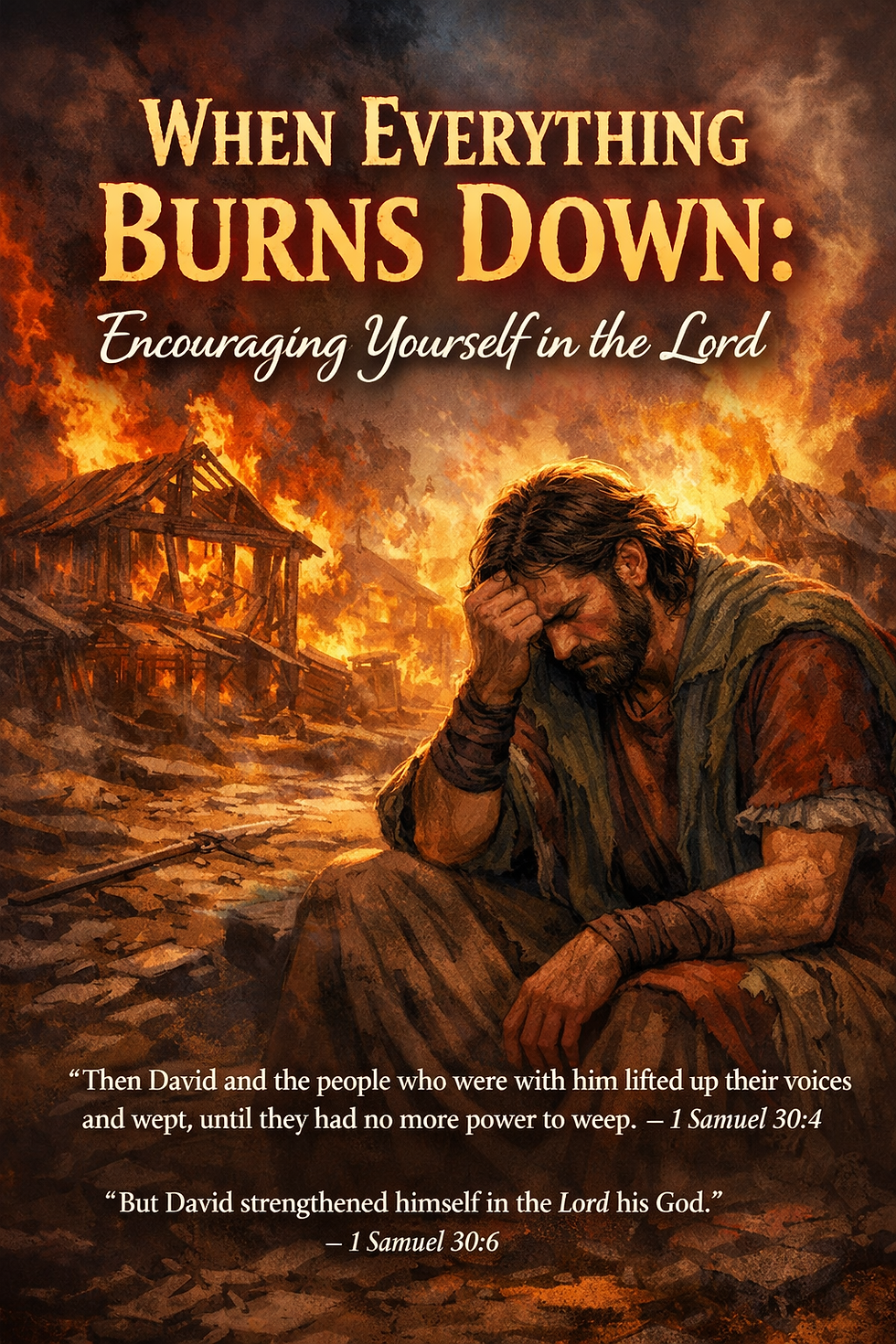 When Everything Burns Down: Encouraging Yourself in the Lord