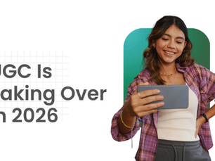 User Generated Content creator filming a smartphone video, illustrating why User Generated Content is the core of content marketing in Australia for 2026, driving authentic engagement, trust, and brand growth.