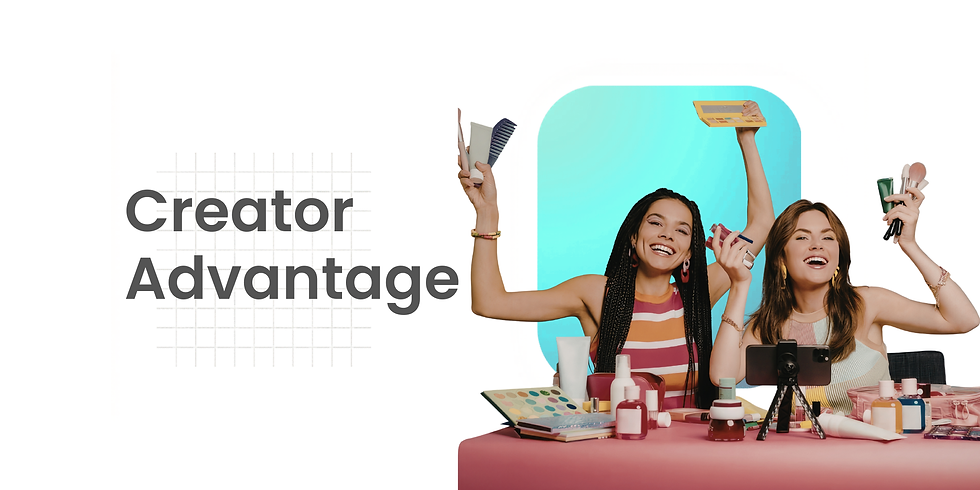 Two content creators recording a social media video with beauty and lifestyle products, highlighting influencer marketing advantages and why brands cannot ignore influencer marketing advantages in 2026 to drive engagement, trust, and conversions.