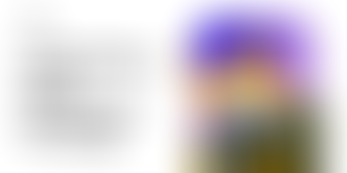 Wix Influencer marketing Strategy blog post preview featuring a creator using a laptop with a purple background in the WIX dashboard post settings.