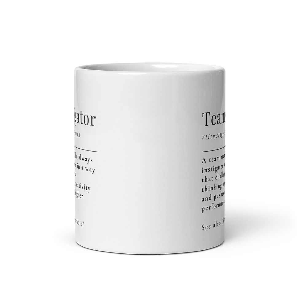 Thumbnail: Teamstigator- White glossy mug