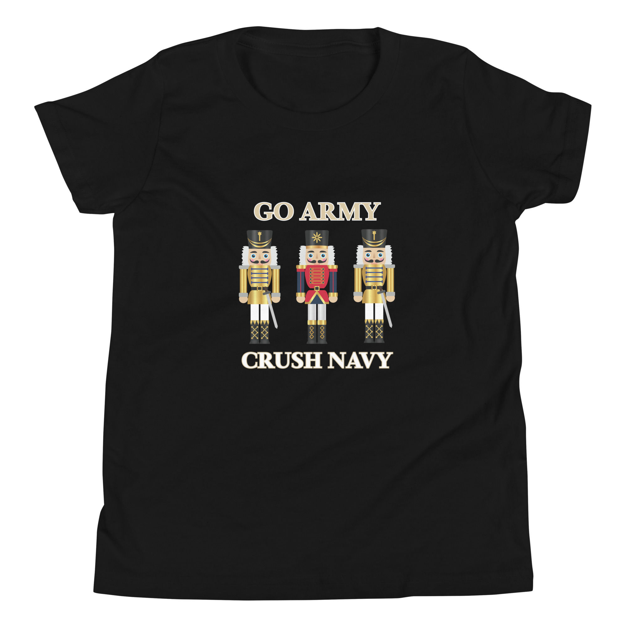 Go Army Crush Navy- Youth Short Sleeve T-Shirt