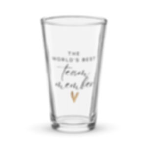 Best Team Member- Shaker pint glass