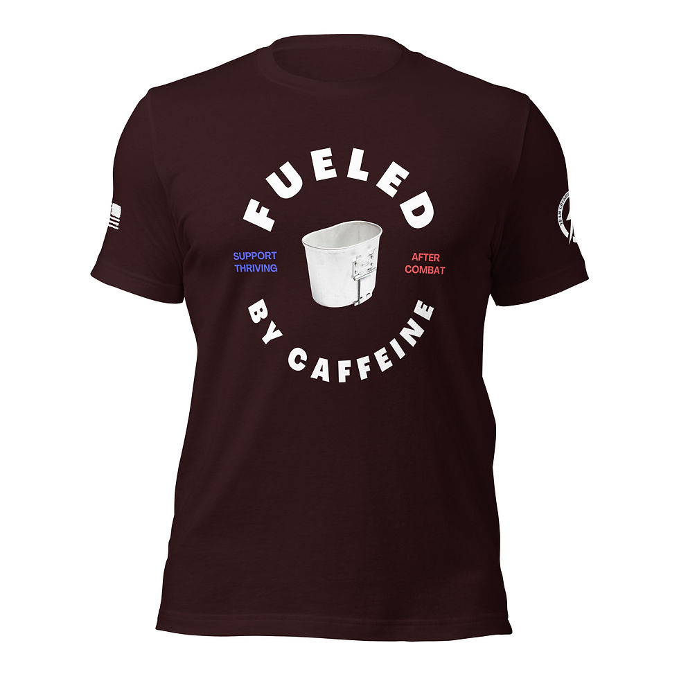 Thumbnail: Fueled By Caffeine- Unisex t-shirt 