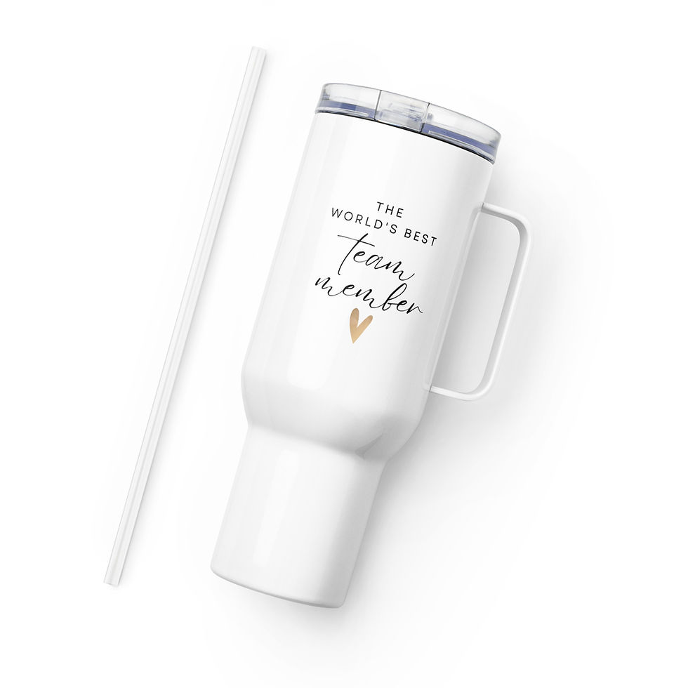 Best Team Member- Travel mug with a handle
