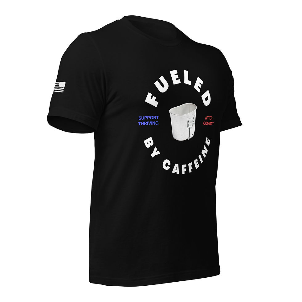 Thumbnail: Fueled By Caffeine- Unisex t-shirt 