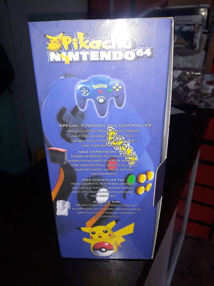 Miniatura: Caja Nintendo 64 Edición Pikachu