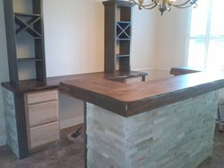 Custom Built in Cabinets and Bar