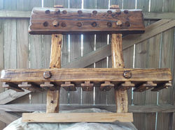 Wine Rack with Glass Storage