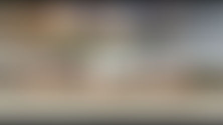 A before and after of landscape cleanup.