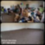 Before and after of junk removed from home