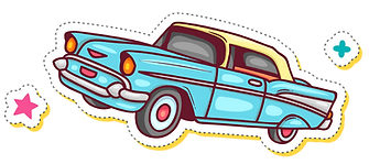 Wide Awake Club Sleep over tents preppy sticker