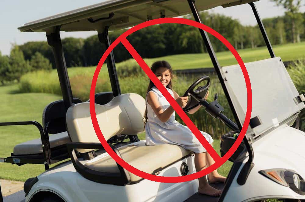 Golf Cart Warning!