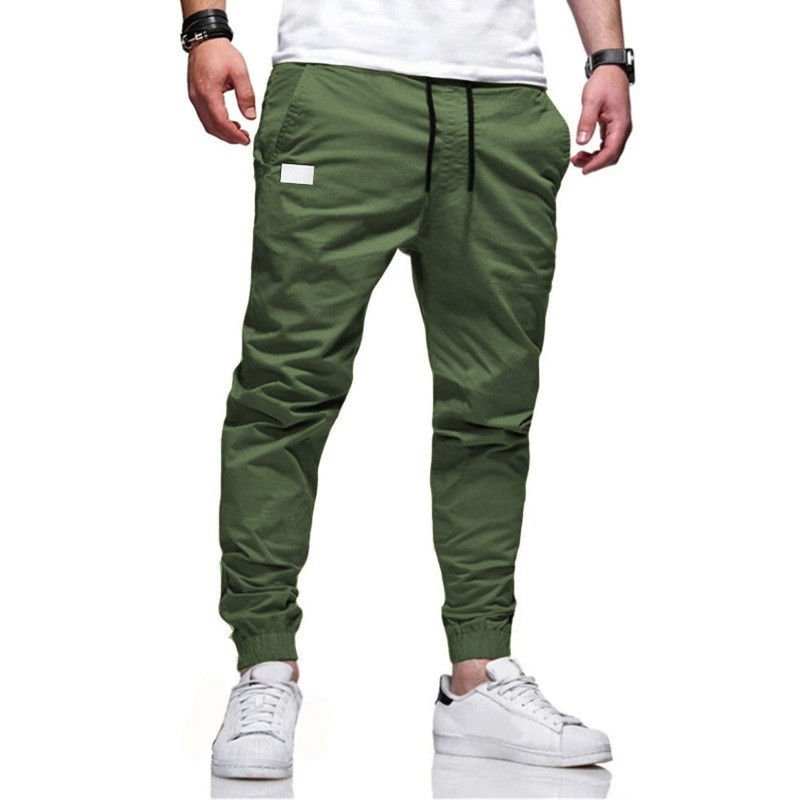Miniatura:  Novo masculino casual calças esportivas moletom masculino jogger carga harem lá