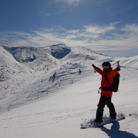 青空とパウダー