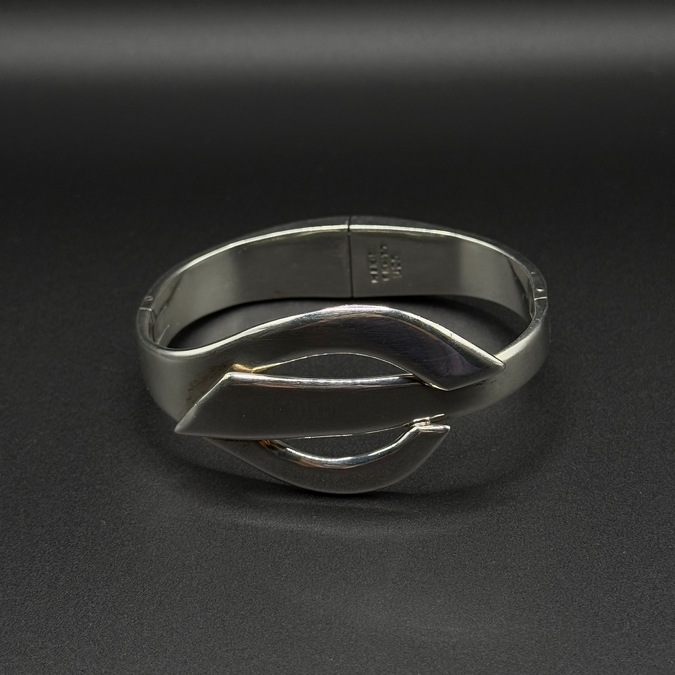 Heavy Vintage 925 Silver Bangle