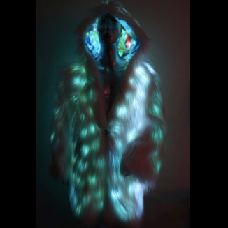 Thumbnail: LUC and artist FreeRolando #3  Light Up Rur Coat RGB LEDs