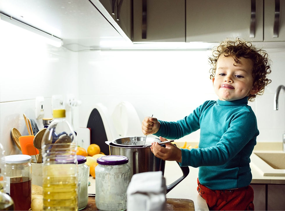 How to Set Up Kitchen Activities for Kids (And the 4 Tools That Make Them Work)