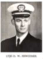 David W. Newcomer IV as a young Lieutenant Junior Grade in the US Navy