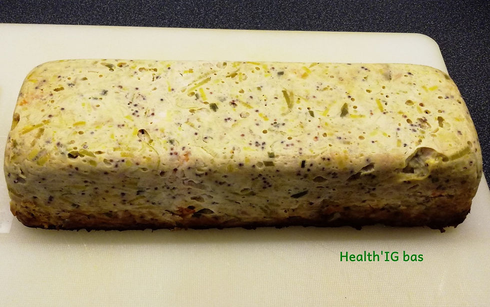 Terrine thon poireau crevettes IG bas, sans lactose & sans gluten