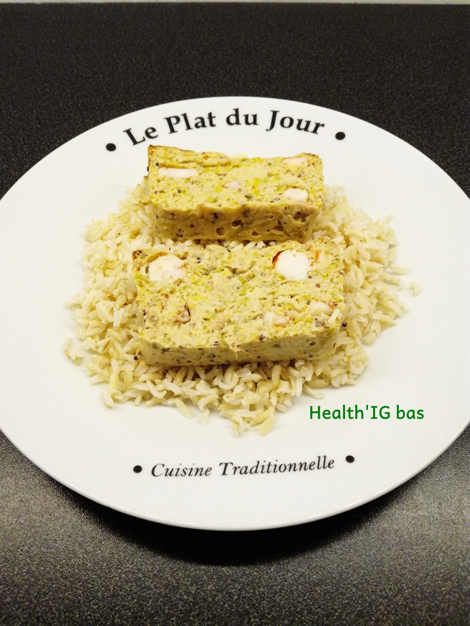 Terrine thon poireau crevettes IG bas, sans lactose & sans gluten