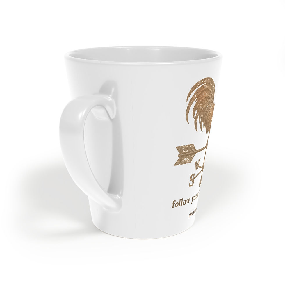 Thumbnail: Rooster Weather Vane 12 oz Ceramic Mug Charming Cow Collection