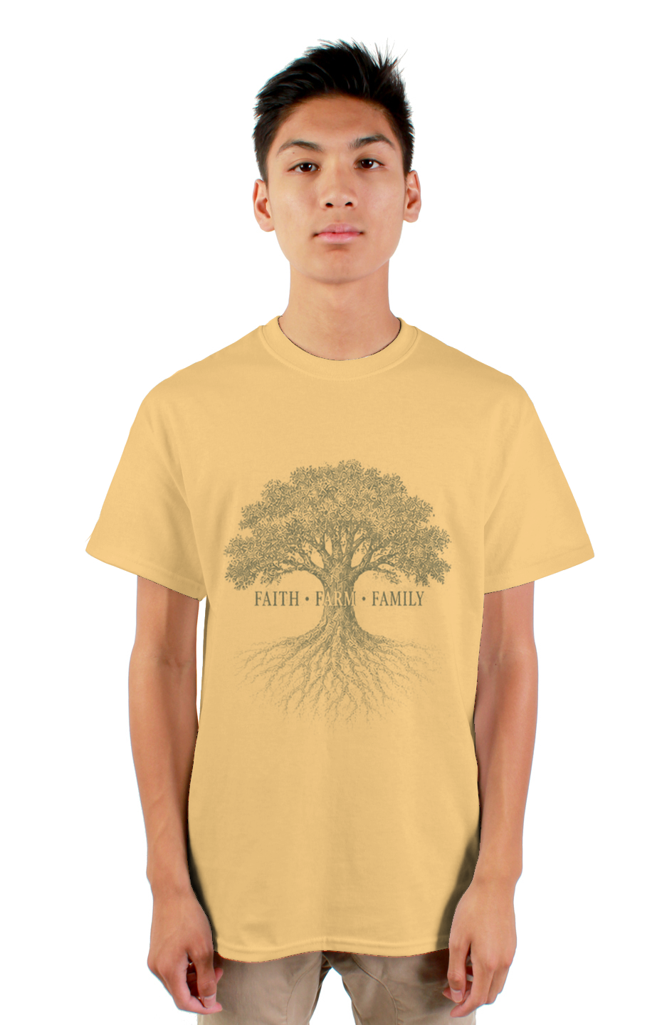 Thumbnail: Faith Farm Family Tree Cotton Tee Charming Cow Collection