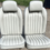 Thumbnail: PAIR Re-Leathered Nissan Figaro Front Seats - Including Matching Piping