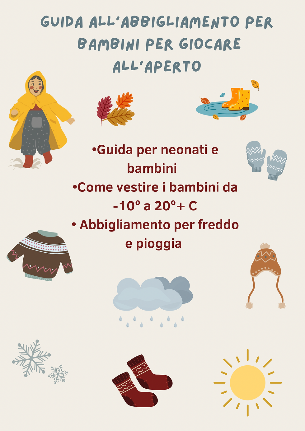 Guida all’abbigliamento outdoor per bambini e neonati