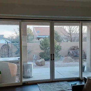 Image of tinted residential sliding glass doors in Rio Rancho New Mexico