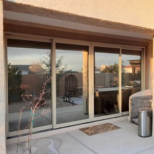 Image of tinted sliding doors in Rio Rancho New Mexico
