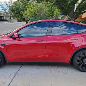 Image of a tinted tesla in Rio rancho New Mexico