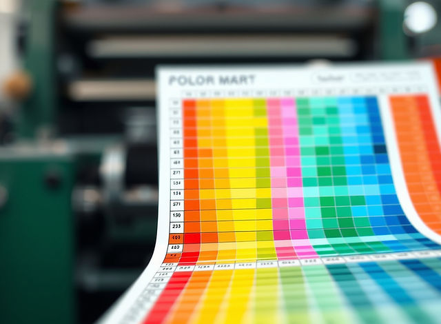 color press chart with a blurred background of offset printing press machine.jpg