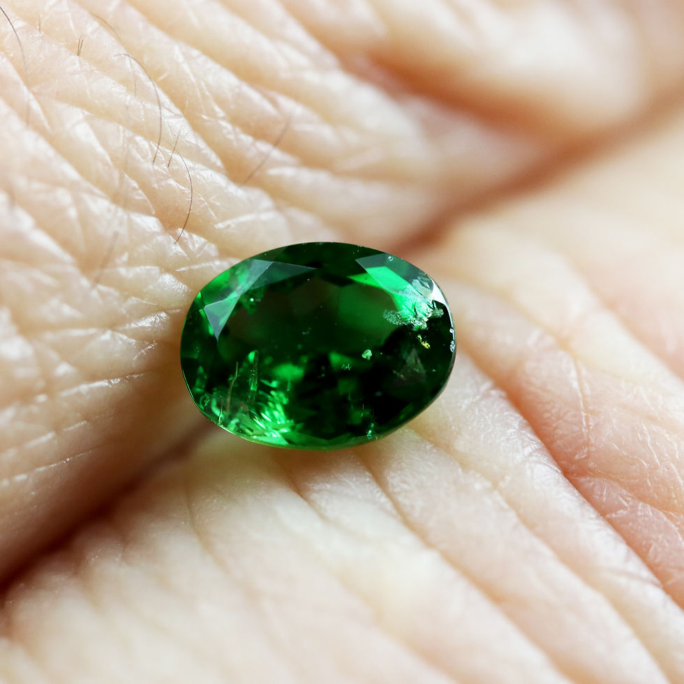 サムネイル： 天然石 ルースストーン（裸石） グリーントルマリン 0.725ct （3-8）