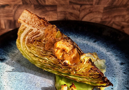 Charred Cabbage with Miso Butter